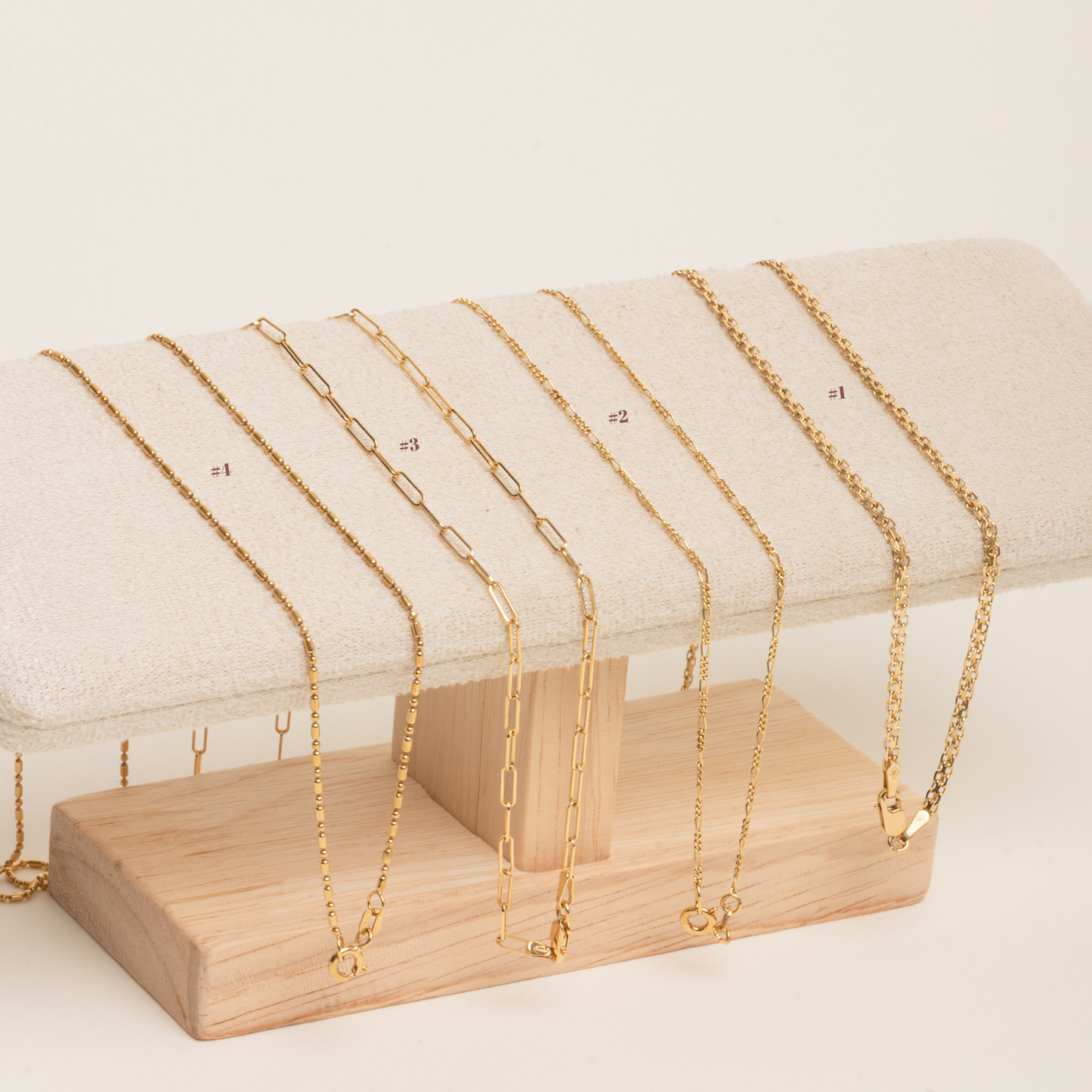 Cadenas de Oro 18k – Colección 45 cm