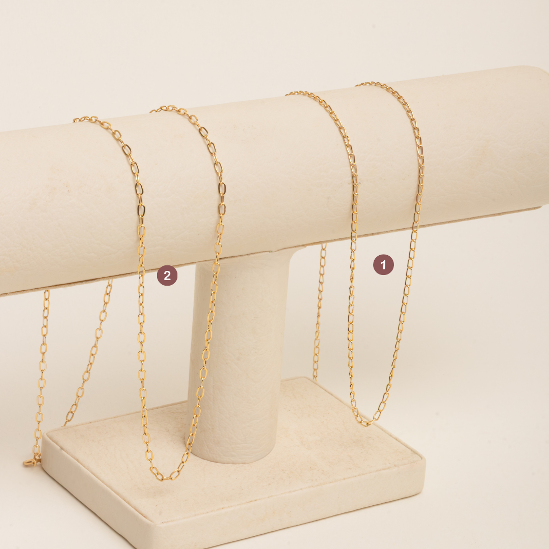 Cadenas de Oro 18k 50cm