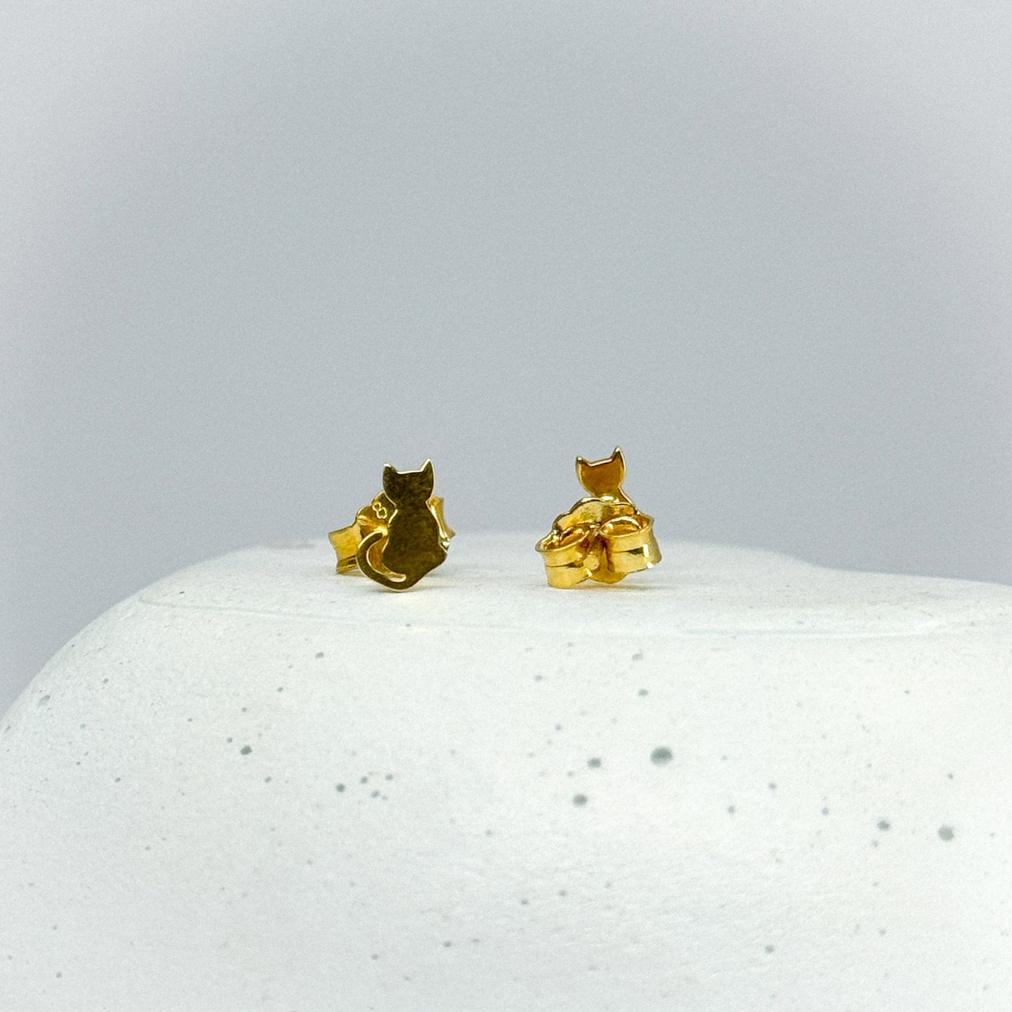 Aretes silueta de Gato