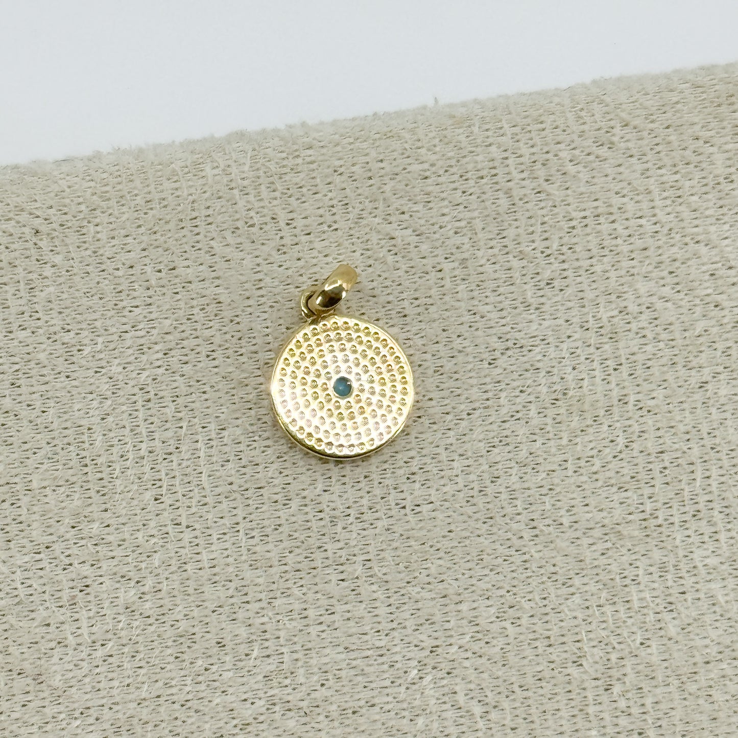 Ojo Solar Turquesa✨ Oro 18k