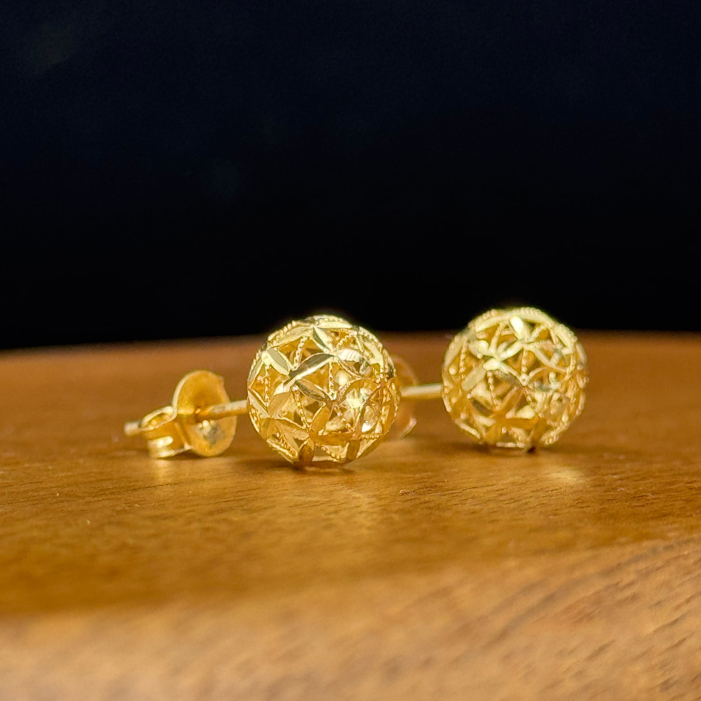 Aretes esfera con textura de malla