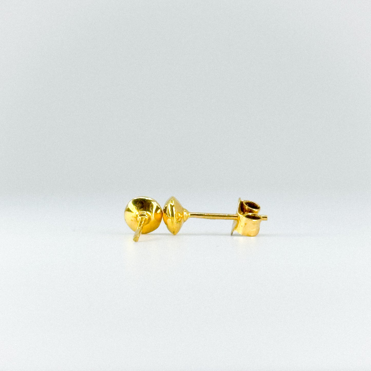 Aretes lenteja maciza