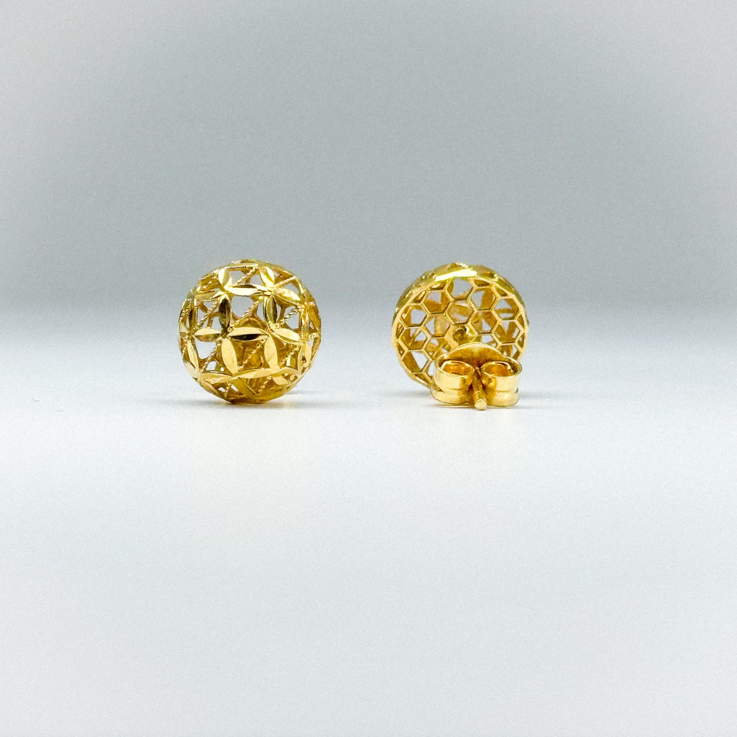 Aretes media esfera con textura de malla