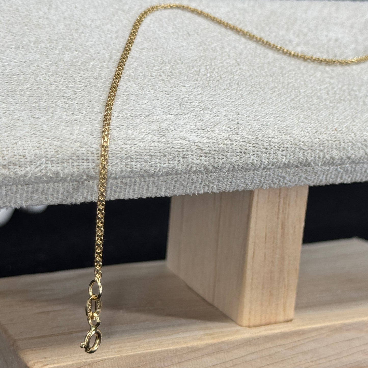 Pulsera Bismarck Clásica 3mm – Oro 18K