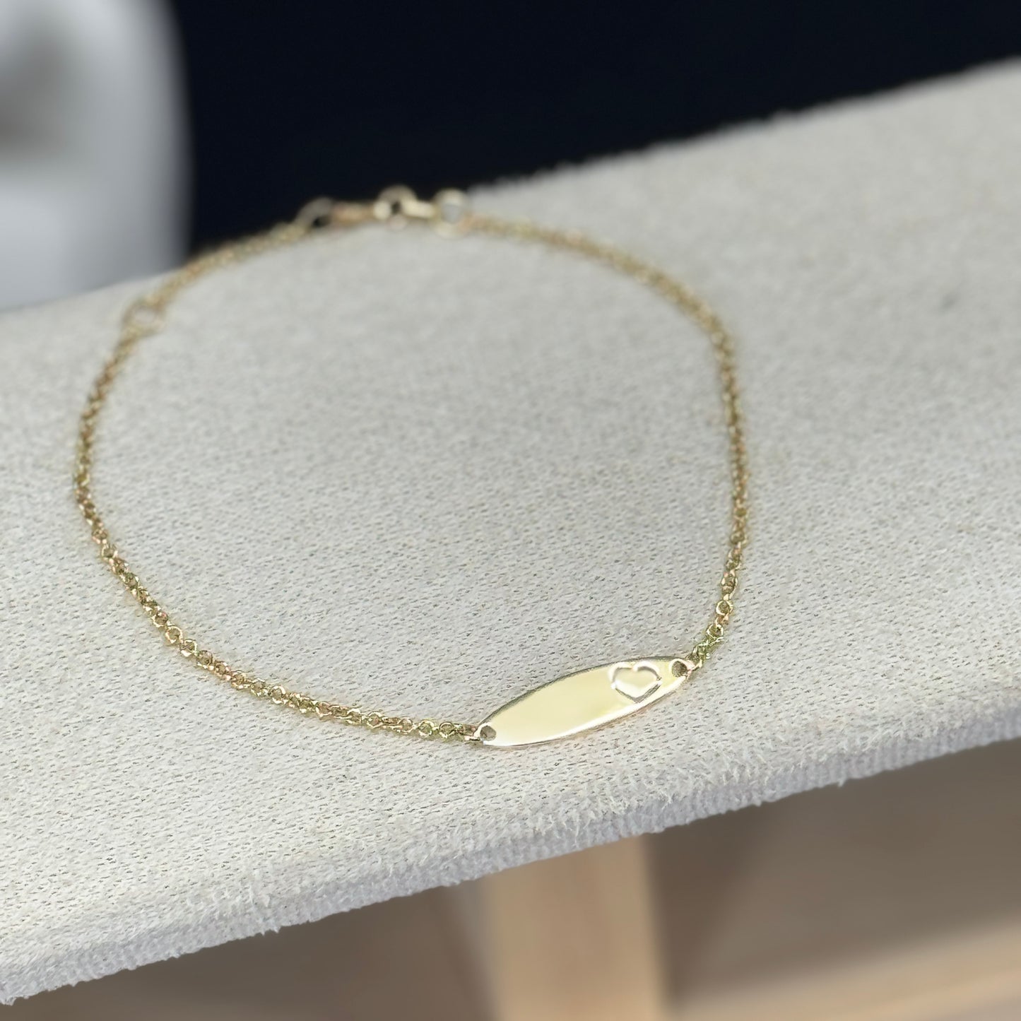 Pulsera Óvalo Love 2 cm – Oro 18K