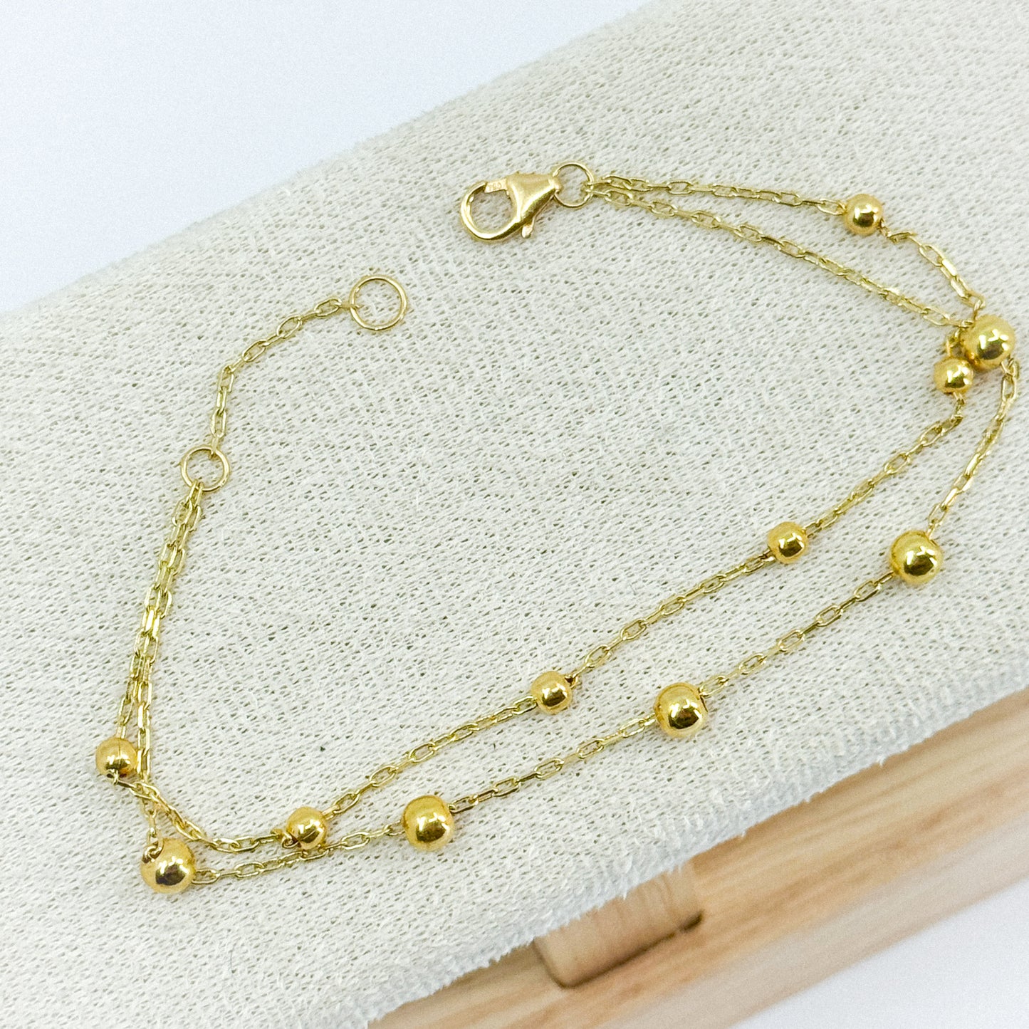 Pulsera Esferas de Luz 18k✨