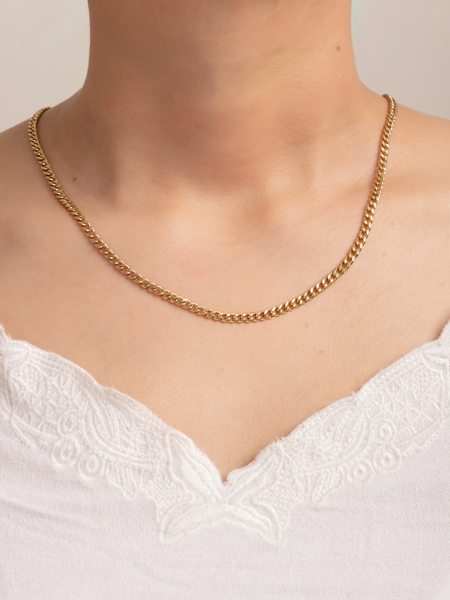 Cadena Pancer 18k Clásica