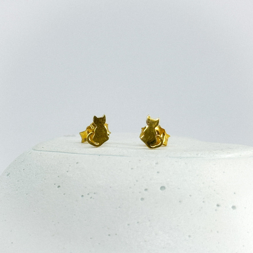 Aretes silueta de Gato