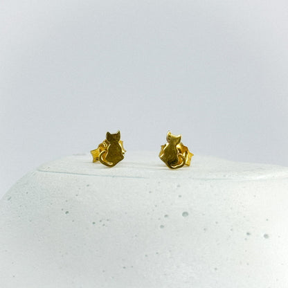 Aretes silueta de Gato