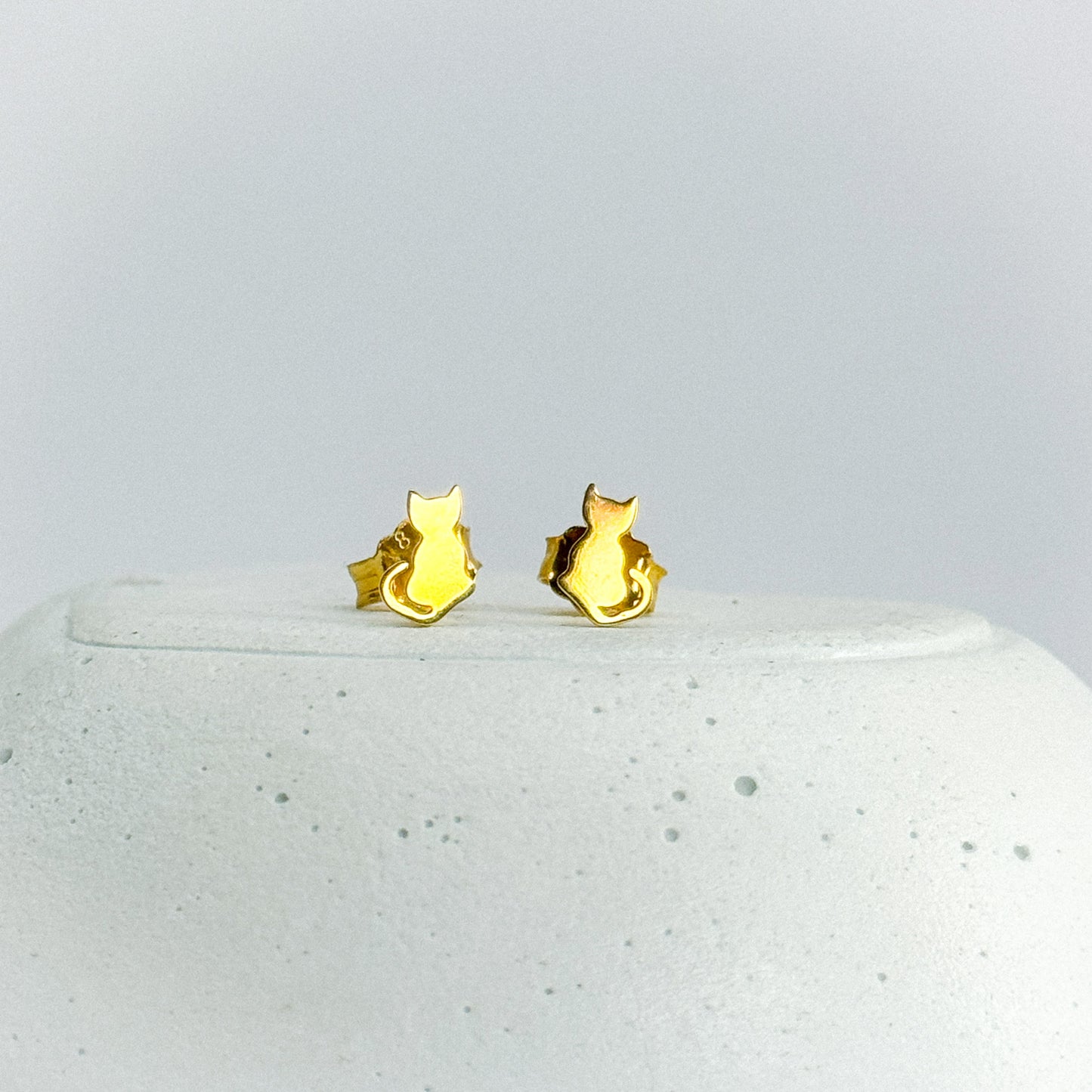 Aretes silueta de Gato