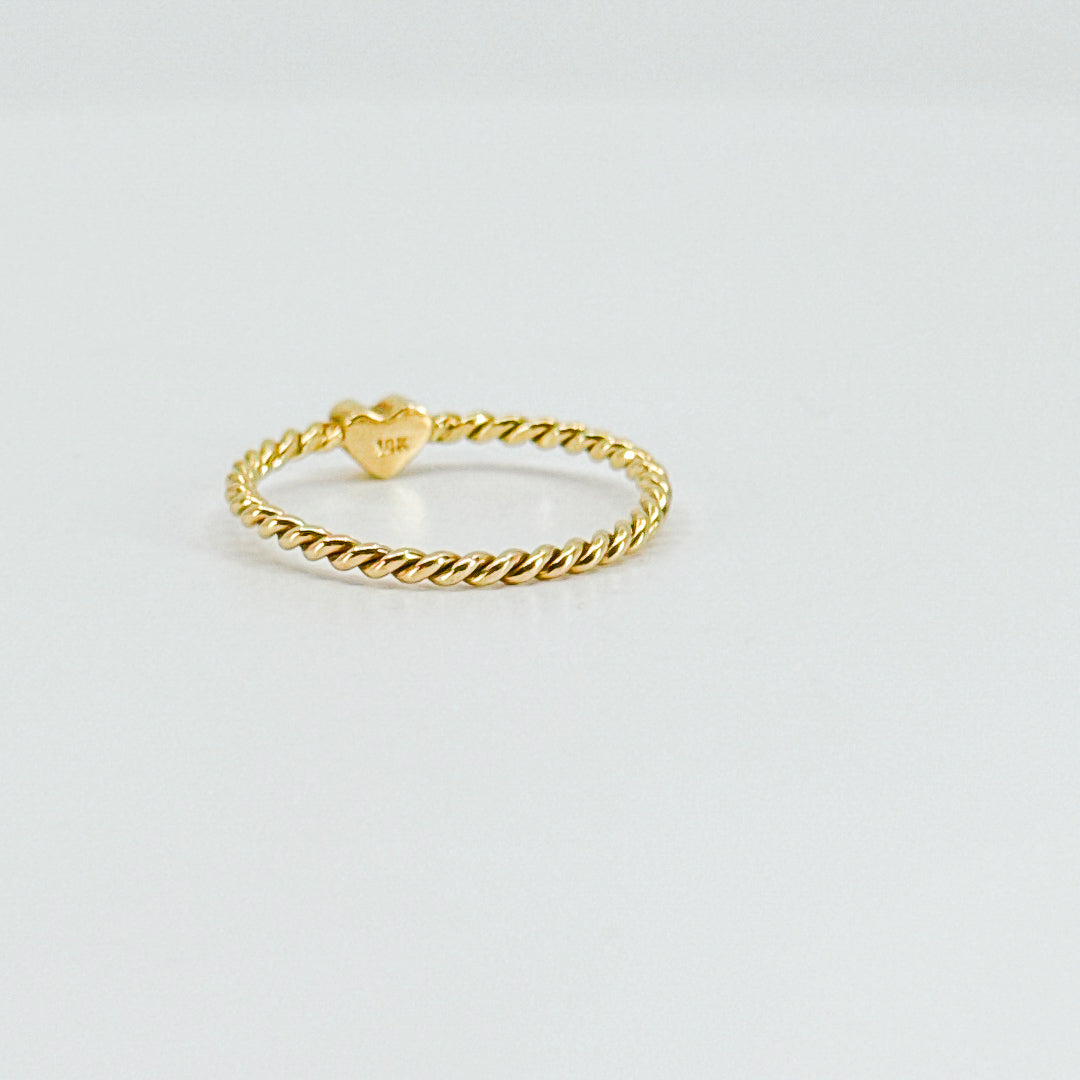 Anillo Entorchado Corazón