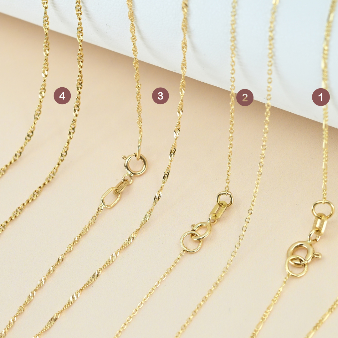 Cadenas de Oro 18k – Colección 45 cm