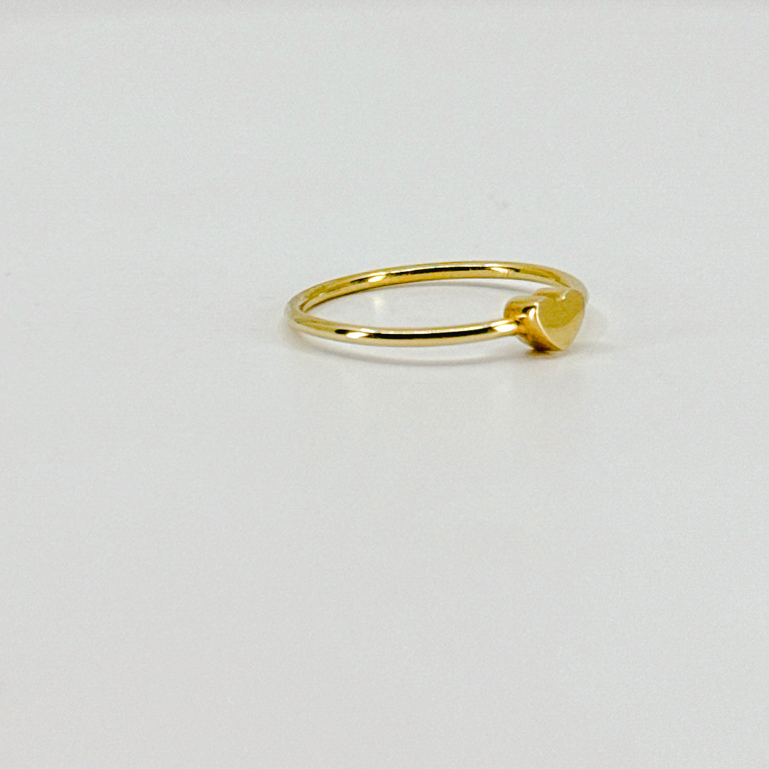 Anillo de Corazón Liso