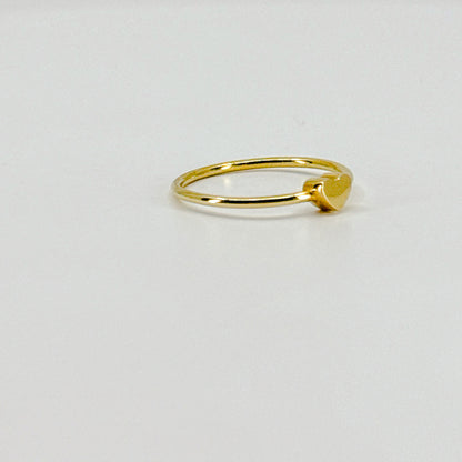 Anillo de Corazón Liso