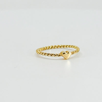 Anillo Entorchado Corazón