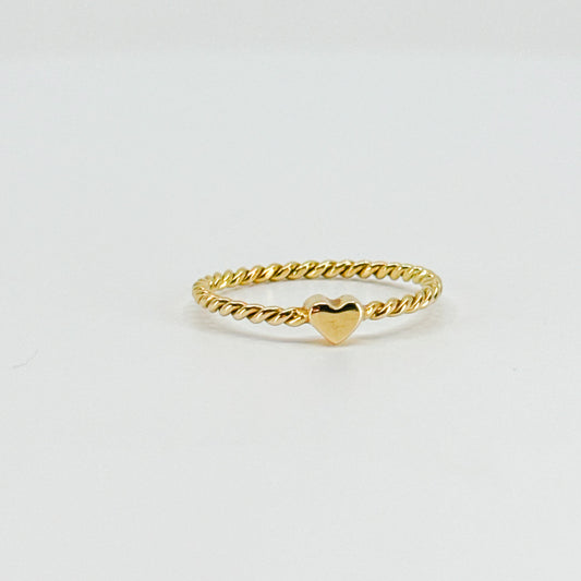 Anillo Entorchado Corazón