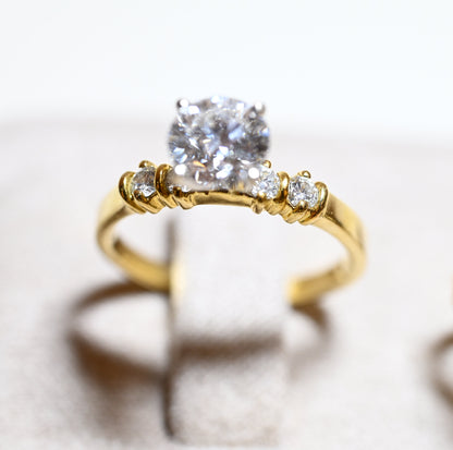 Anillo de Compromiso Eternal Love – Diamante 1 Quilate en Oro 18K