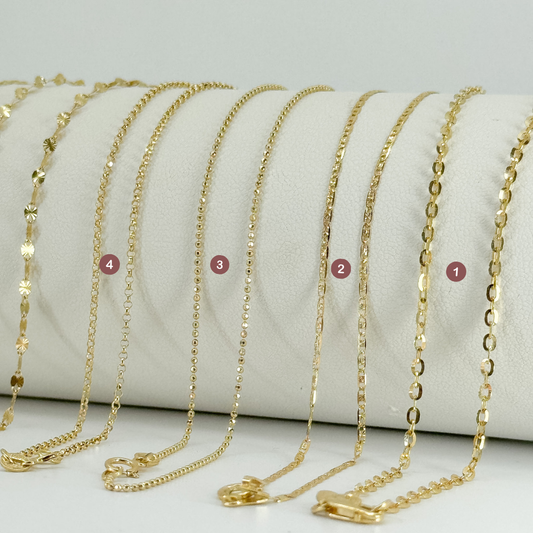 Cadenas de Oro 18k – Colección 45 cm