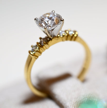 Anillo de Compromiso Eternal Love – Diamante 1 Quilate en Oro 18K