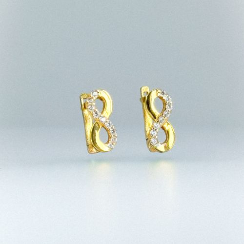 Aretes Infinity Brillante 18k