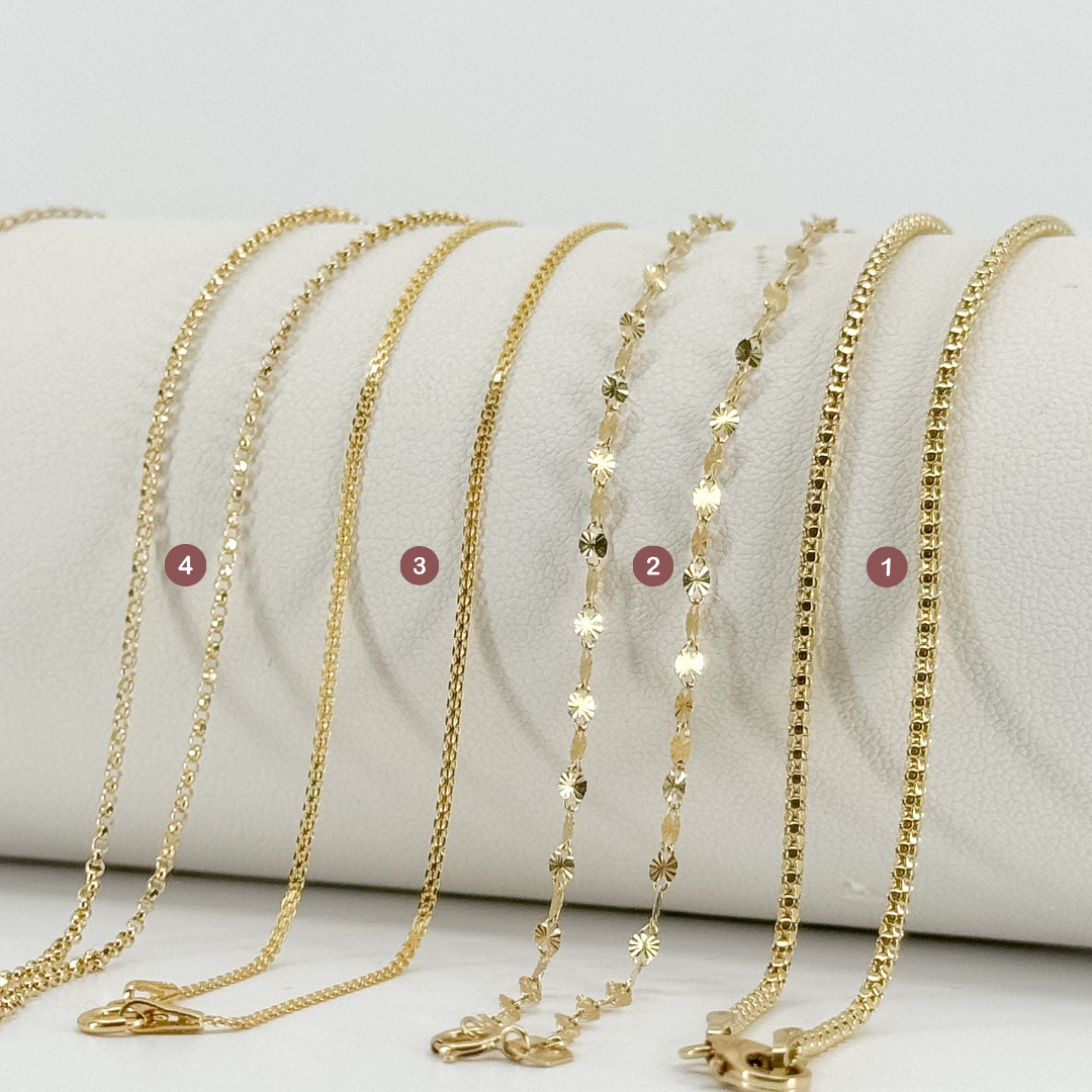 Cadenas de Oro 18k – Colección 50 cm