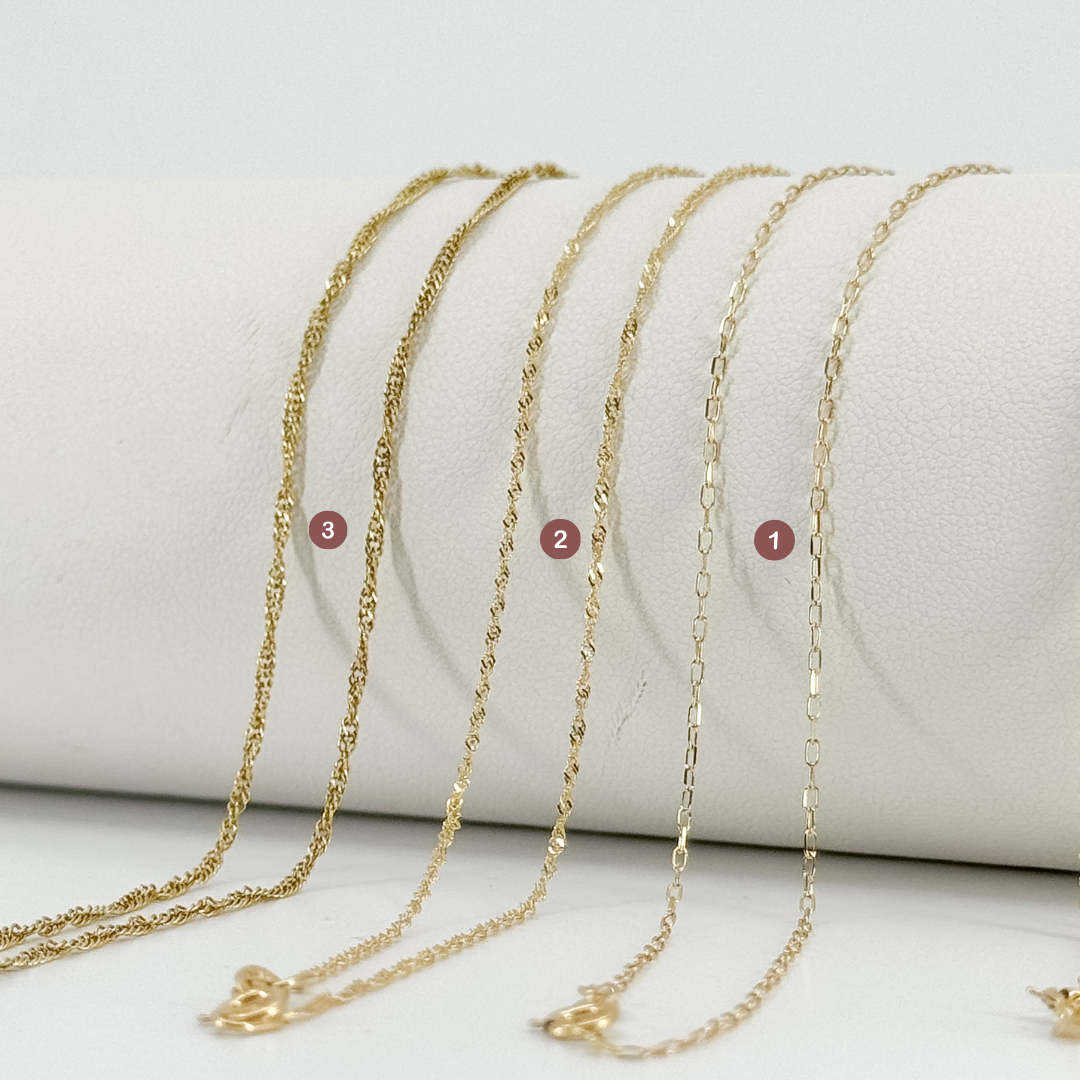 Cadenas de Oro 18k – Colección 50 cm
