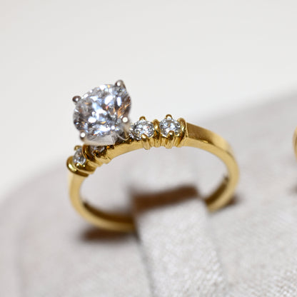 Anillo de Compromiso Eternal Love – Diamante 1 Quilate en Oro 18K
