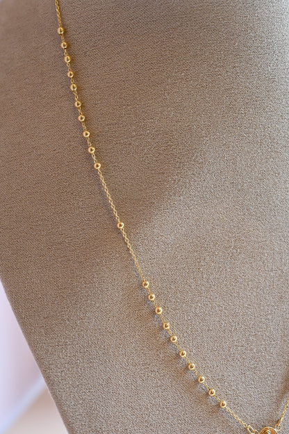 Collar Rosario Esferas Oro 18K