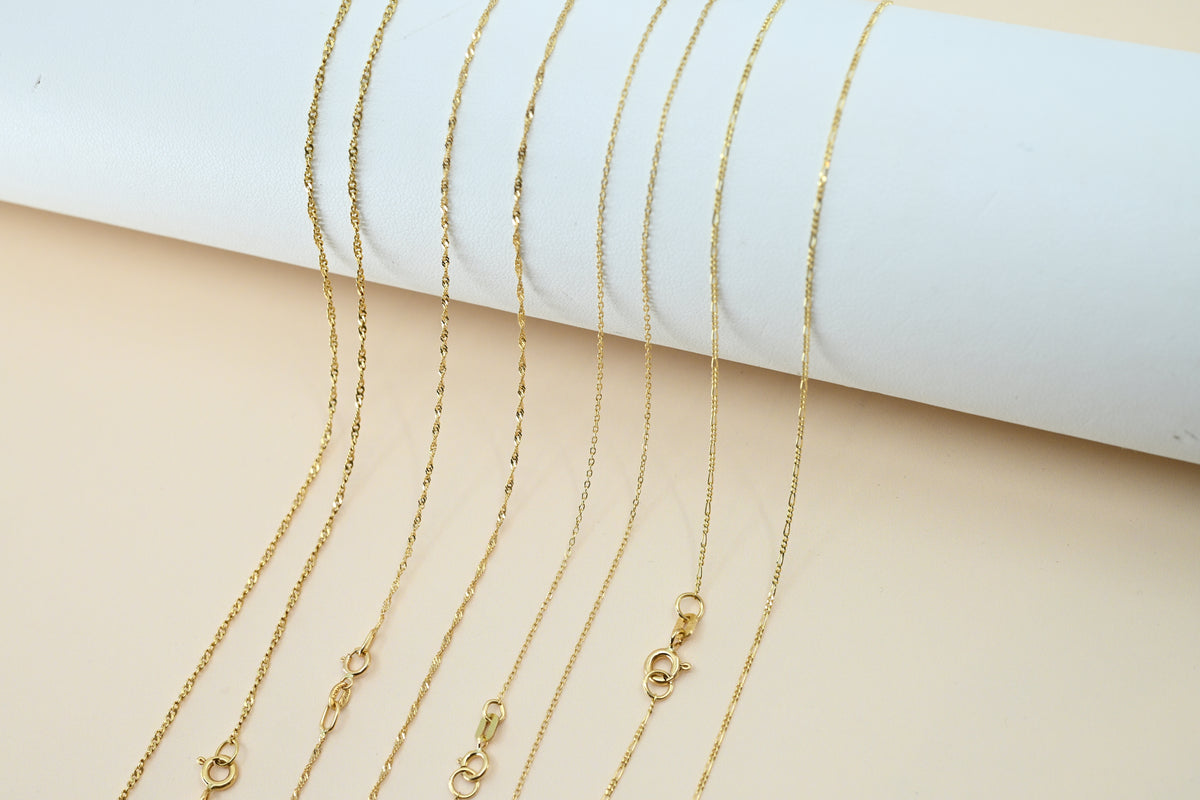 Cadenas de Oro 18k – Colección 45 cm