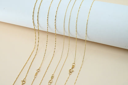 Cadenas de Oro 18k – Colección 45 cm
