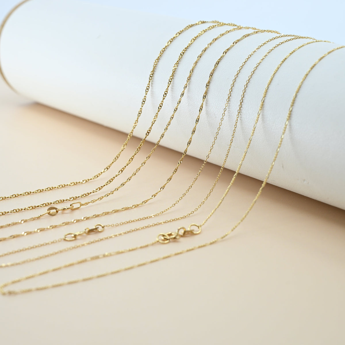 Cadenas de Oro 18k – Colección 45 cm