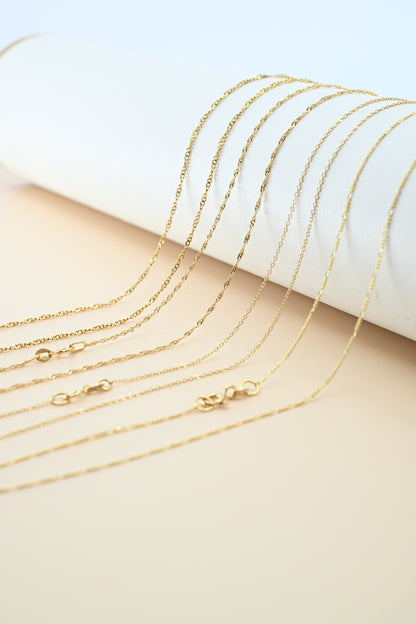 Cadenas de Oro 18k – Colección 45 cm