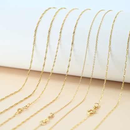 Cadenas de Oro 18k – Colección 45 cm