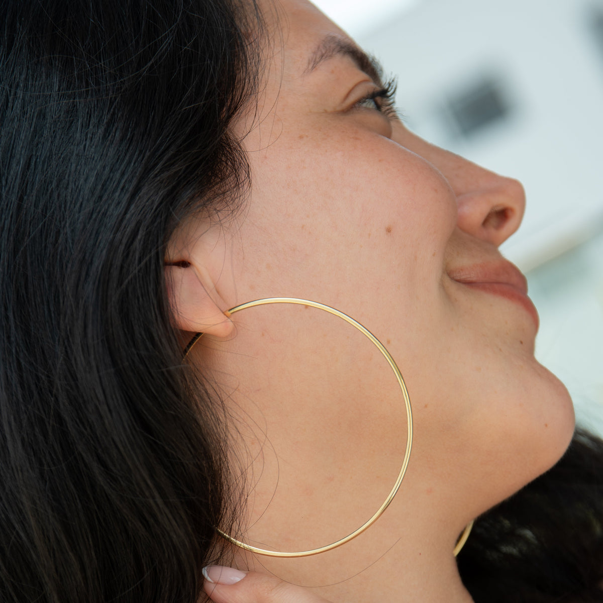 Argollas Maxi Clásicas Oro 18k