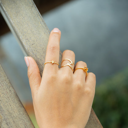 Anillo Entorchado Estrella