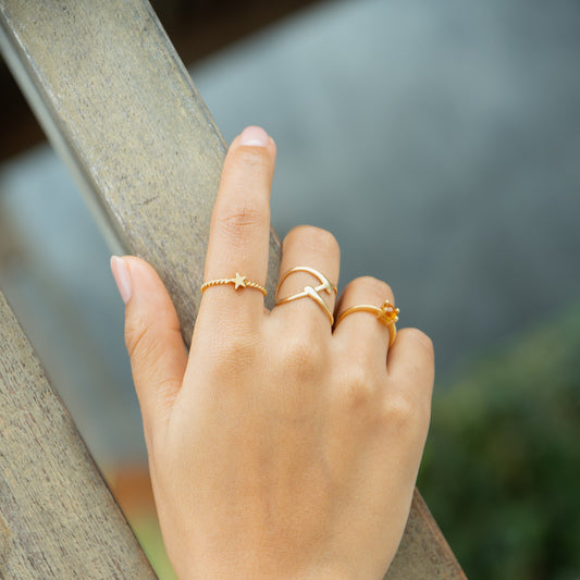 Anillo Entorchado Estrella