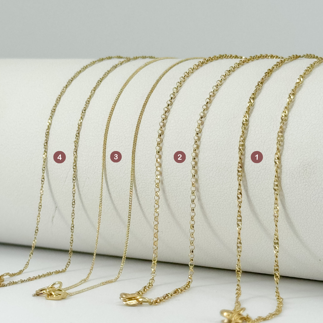 Cadenas de Oro 18k – Colección 45 cm