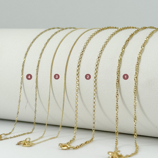 Cadenas de Oro 18k – Colección 45 cm