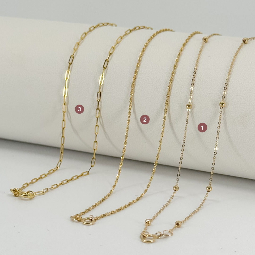 Cadenas de Oro 18k – Colección 40 cm