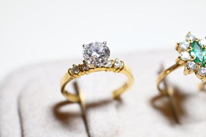 Anillo de Compromiso Eternal Love – Diamante 1 Quilate en Oro 18K