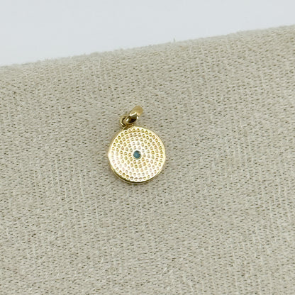Ojo Solar Turquesa✨ Oro 18k