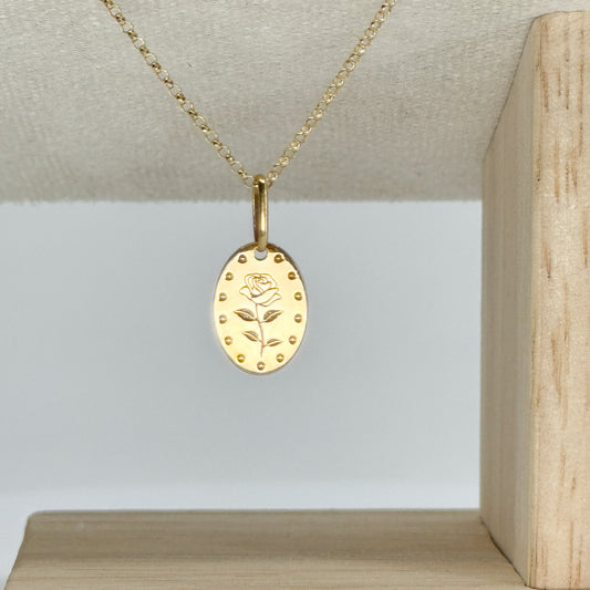 Dije “Rosa Grabada”