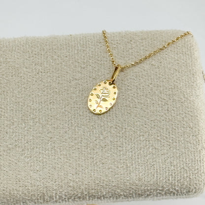 Dije “Rosa Grabada”