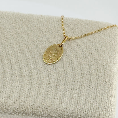 Dije “Rosa Grabada”