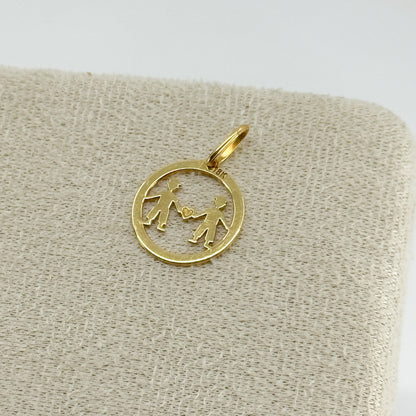 Dije Corazón Unido oro 18k ✨