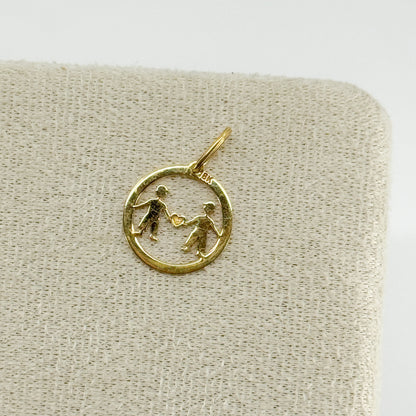 Dije Corazón Unido oro 18k ✨