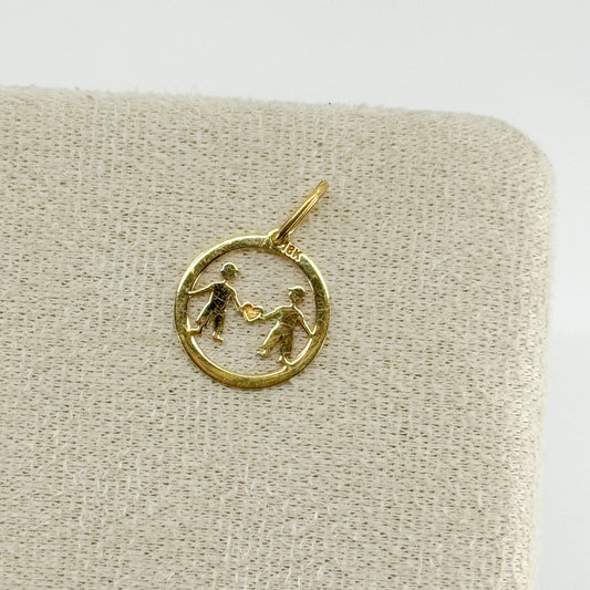 Dije Corazón Unido oro 18k ✨