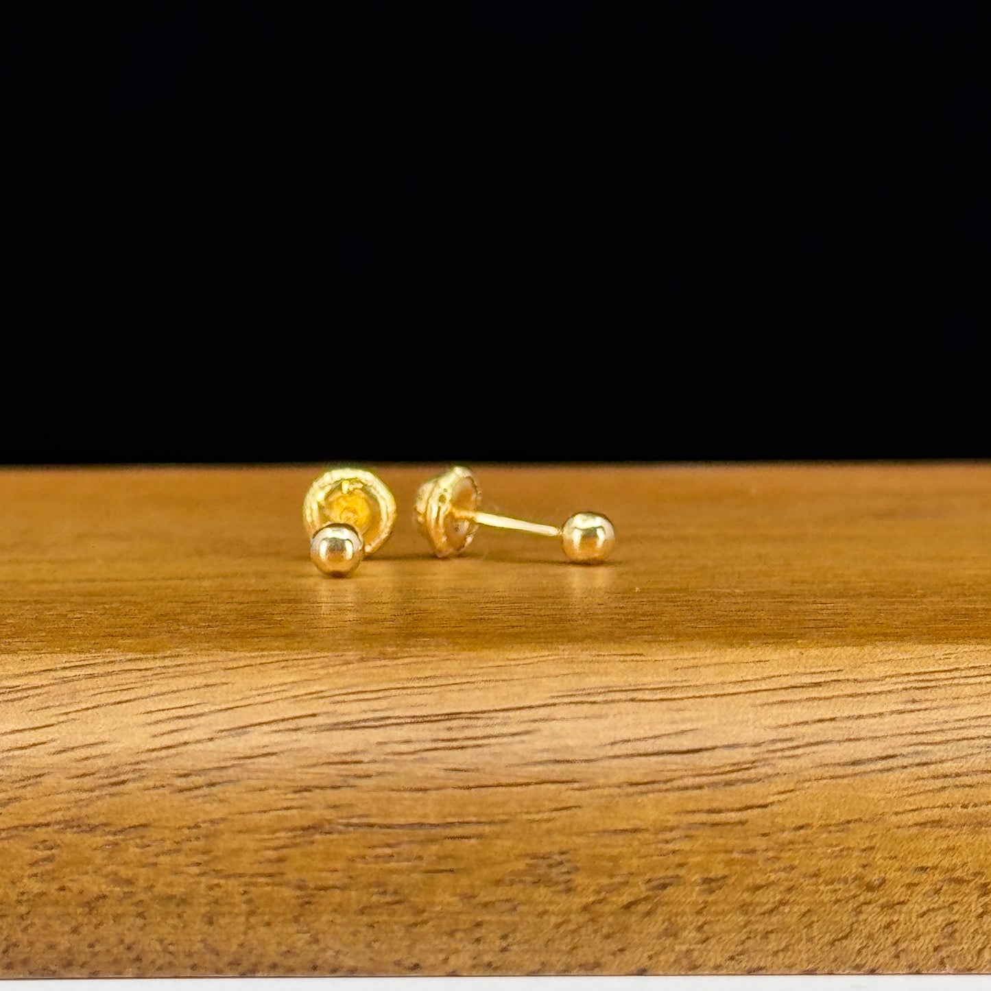 Aretes tipo topito bombita