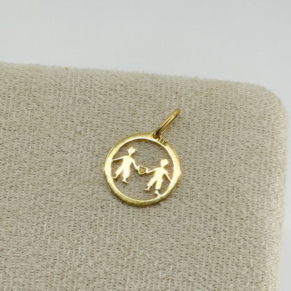 Dije Corazón Unido oro 18k ✨