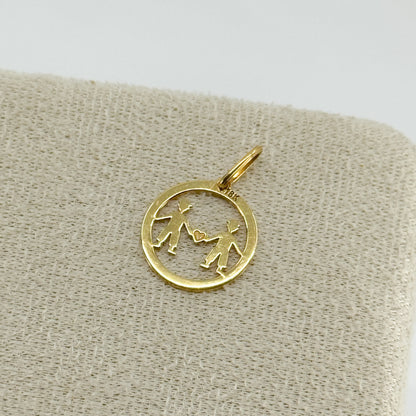 Dije Corazón Unido oro 18k ✨